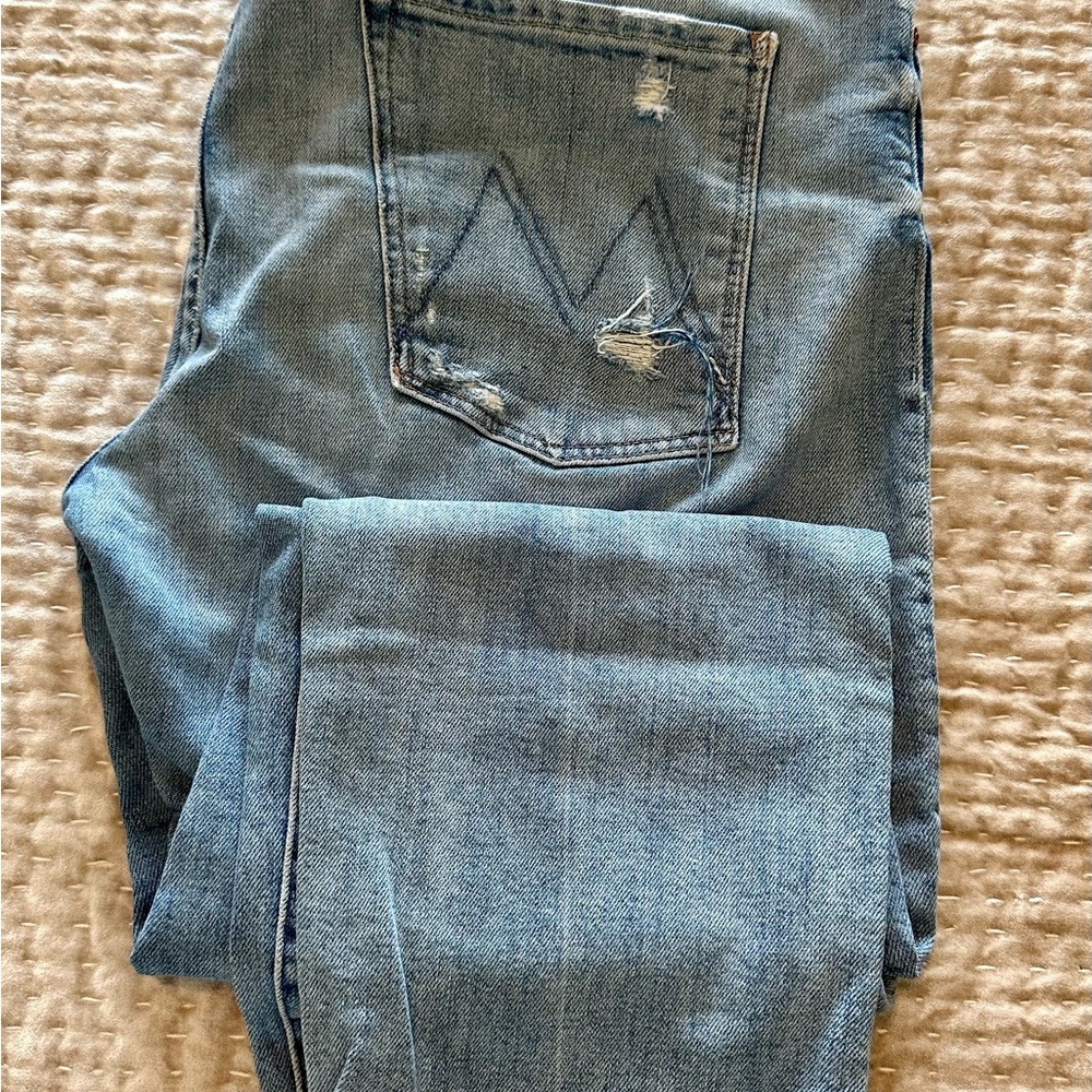M Brand Distressed Blue Jeans